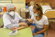 Alumnes del cicle de Cures Auxiliars d’Infermeria de l’institut Torre Vicens, el curs passat.