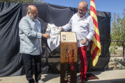 Serés i Garcia, durant la inauguració de la placa.