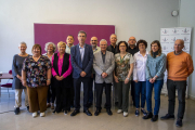 Jaume Puy anunció ayer los resultados de la votación junto a su equipo.