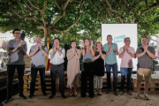 Imagen del acto de campaña que Junts celebró ayer en Tremp. 