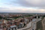 Vista panoràmica de part de la ciutat de Lleida, un dels deu municipis de Ponent declarats amb mercat residencial tensionat.