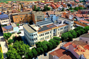 Los paneles solares en la escuela Macià Companys de Agramunt.