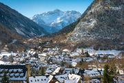 Imatge panoràmica del municipi d'Arties.