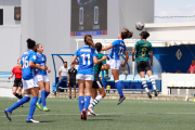 Imatge d’un dels últims partits de l’AEM femení en el seu camp aquesta temporada.