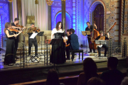 La soprano Aurora Peña, el viernes en el Seminario de La Seu.