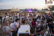 El festival Paupaterres se completó con cenas al aire libre tanto el viernes como el sábado.