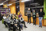 Presentación del ‘Bibliobarri’, en la escuela Príncep de Viana.