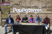 Presentació ahir a la plaça Major de Tàrrega del Paupaterres.