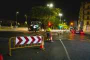 Las obras de pavimentación obligaron a cortar el Pont Vell. 