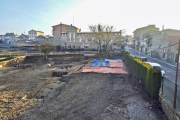 La zona on s’aixecarà el museu al parc arqueològic.