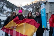 Representants de l’equip espanyol que competirà en els Mundials que s’enceten avui a Espot.