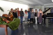 La comunidad educativa presentó ayer el proyecto musical.