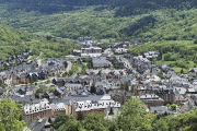 Vista de Vielha, capital y uno de los nueve municipios del valle.