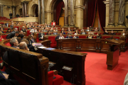 Un ple del Parlament.