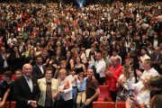 La Llotja de Lleida se llenó el 26 de abril en el multitudinario preestreno estatal de la película ‘Alcarràs’.