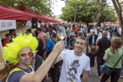 El Passeig del Sió se llenó de visitantes que acudieron a la muestra.