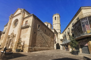 Santa Maria de l'Alba de Tàrrega es va quedar a mig fer i a mitja alçada.