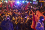 Una manifestació contra la pèrdua de qualitat de vida dels treballadors.