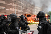 Agents de la Policia de França en les protestes contra la violència policial