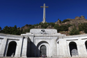 Vista del Valle de los Caídos, situada al municipi madrileny de San Lorenzo de El Escorial.