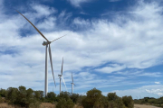 Imatge d’arxiu de molins de vent a les Garrigues.