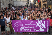 Imatge d’arxiu d’una protesta contra la violència masclista.