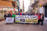 Els manifestants es van concentrar ahir a la plaça de la Sal, a l’Eix Comercial.