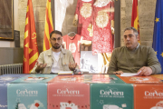 Presentació ahir a la Sala de Retrats de la Paeria de Cervera.