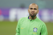 Dani Alves, en una imatge d’arxiu amb l’equipació de la selecció del Brasil.