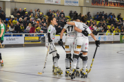 Les jugadores del Vila-sana celebren un gol contra l’Alcobendas.