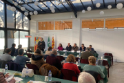 L’assemblea de l’Agrupació d’EMD de Catalunya ahir a Vilamitjana.