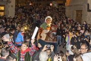 Torà va estrenar ahir el seu novè gegant la Lloca i la Mula per celebrar els 35 anys de la festa.