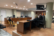 L’acusat, ahir a la banqueta de l’Audiència de Lleida en un judici que acabarà avui.