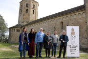 Presentació ahir a Ponts dels actes commemoratius del mil·lenari de la col·legiata de Sant Pere.