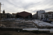 Solar del carrer Sant Martí en el qual el març passat es va acabar d’enderrocar l’antiga comissaria.