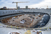 Les obres del nou Camp Nou segueixen a bon ritme.