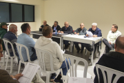 L’assemblea del Canalet de Tàrrega celebrada ahir.