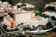 Vista aèria de l’Hospital Sant Joan de Déu de Barcelona.