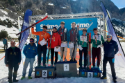 Jordi Alís, al primer calaix del podi com a campió.