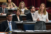 La presidenta de les Balears, Marga Prohens, al Parlament balear.