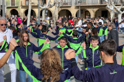 Els joves van participar en la Diada de Colles Sardanistes de Balaguer.