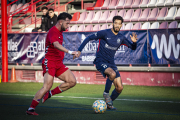 Youssef, en una acció del partit de la primera volta davant la Guineueta al Ramon Farrús.