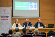 Un moment de l’acte celebrat ahir a la Cambra de Comerç.