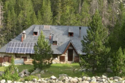 El refugi d’Estany Llong, a la zona central d’Aigüestortes.