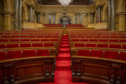 Imatge d’arxiu de l’hemicicle del Parlament de Catalunya.