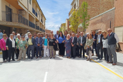 La Festa de la Gent Gran va incloure la presentació dels treballs en aquest carrer.