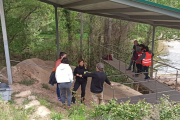 La visita dels tècnics de Patrimoni al jaciment de Torreblanca, a Ponts.