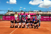 Els campions i finalistes de la ITF Junior que ha acollit el CT Lleida.