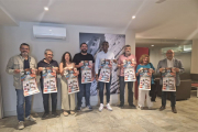 La presentació de la 18 edició del cicle ‘Cinemón’ de cine solidari i reivindicatiu, ahir a Lleida.