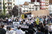 Acte a Lleida contra empresonaments de manifestants el 2019.